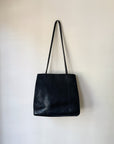 Black Minimal Shoulder Bag