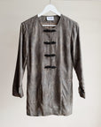 Charcoal Baroque Frog Closure Jacket - Hey Jude