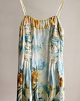 Tropical Ruched Silk Sundess