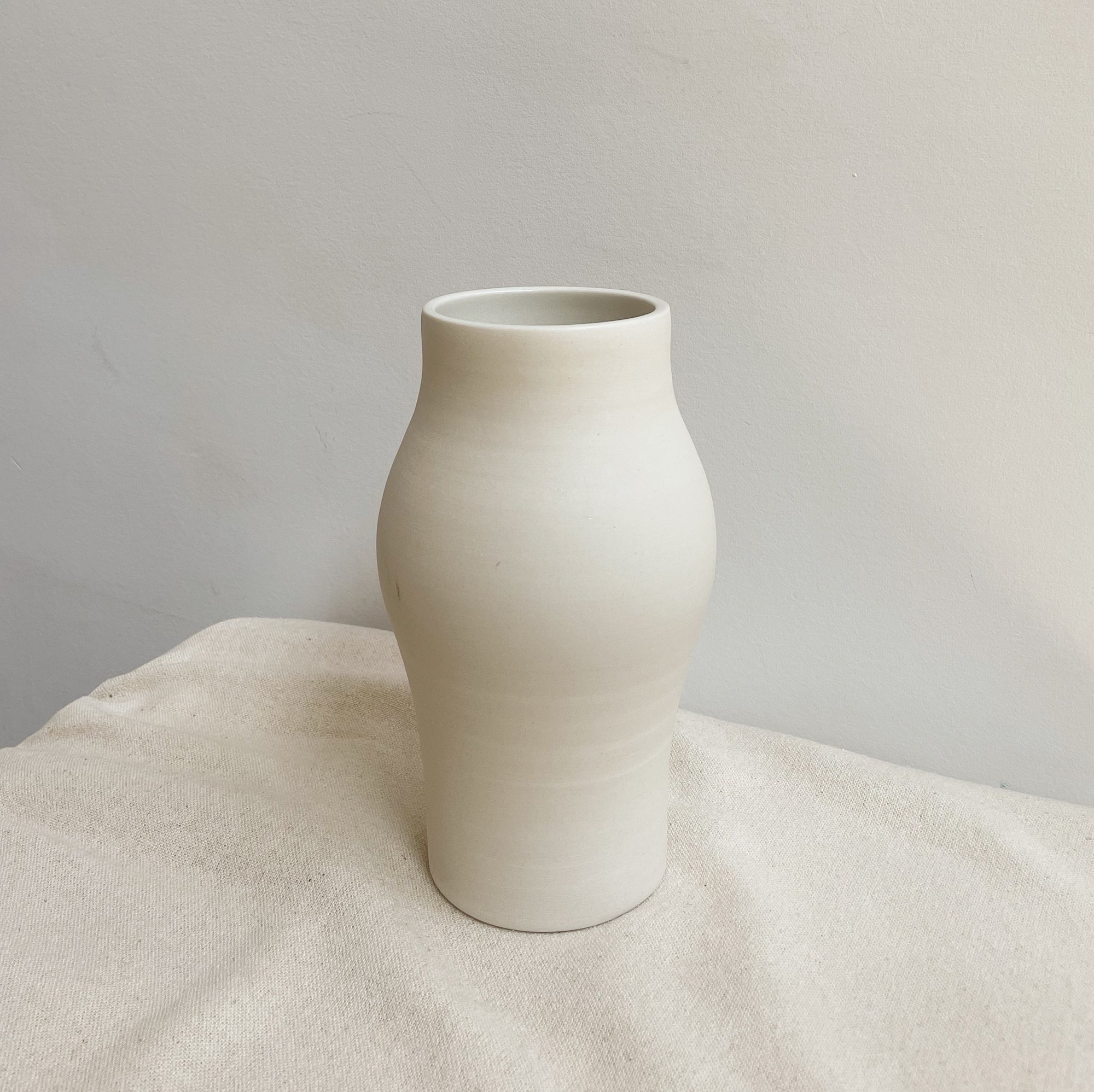 Large Cream Vase