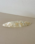 Parcelona | Large Honey Oval Handmade Hair Clip