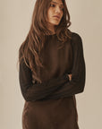 Chocolate Wool Shift Dress