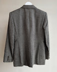 Ralph Lauren Silk + Wool Herringbone Blazer