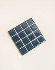 Subtle Art Studios | Glass Tile Coaster in Ocean