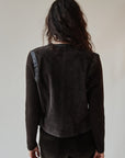 Espresso Rivot Suede Jacket