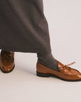 Balagan Studio | Raphael Flats in Glossy Caramel - Hey Jude