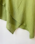 Olive Linen Kerchief Hem Tunic - Hey Jude