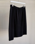 St John Black Wool Skirt