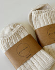 Billy Bamboo | Natural Organic Cotton Slub Socks