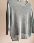 Sea Glass Silk Knit Sweater - Hey Jude