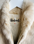 Antique Cream Fur Knit Jacket