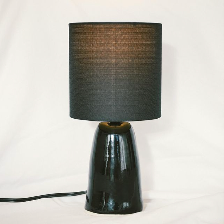 Black Ceramic Mini Lamp