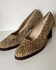Leopard Print Suede Pumps | Size 39 - Hey Jude