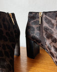 Karl Lagerfeld Leopard Print Ankle Boots | Size 7 - Hey Jude