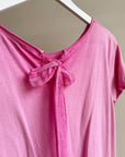 Carnation Ruffle Hem Cotton Dress