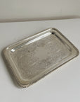 Silver Rectangle Catch All Plate