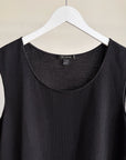 St John Black Wool Round Neck Knit
