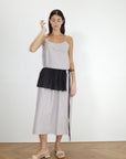 Deiji Studios | Double Layer Dress in Seas Stripe