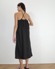 Deiji Studios | Keyhole Midi Dress in Black