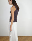 Deiji Studios | Split Tie Skirt in White