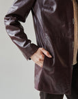 Merlot Leather Jacket