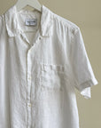 Cloud Linen Short Sleeve Button Up