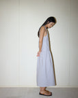 Deiji Studios | Double Layer Dress in Seas Stripe