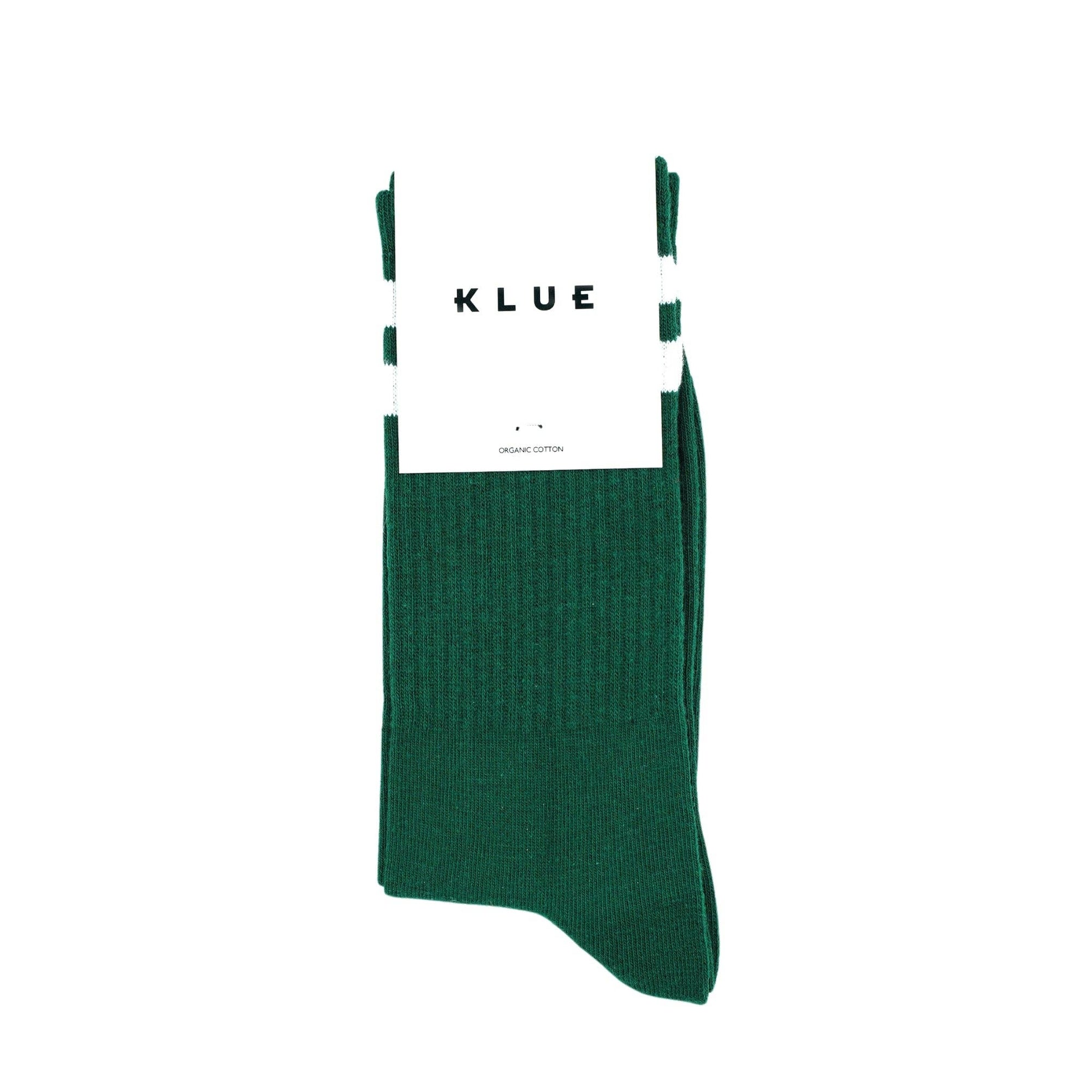 KLUE | Organic Cotton Tennis Socks in Green