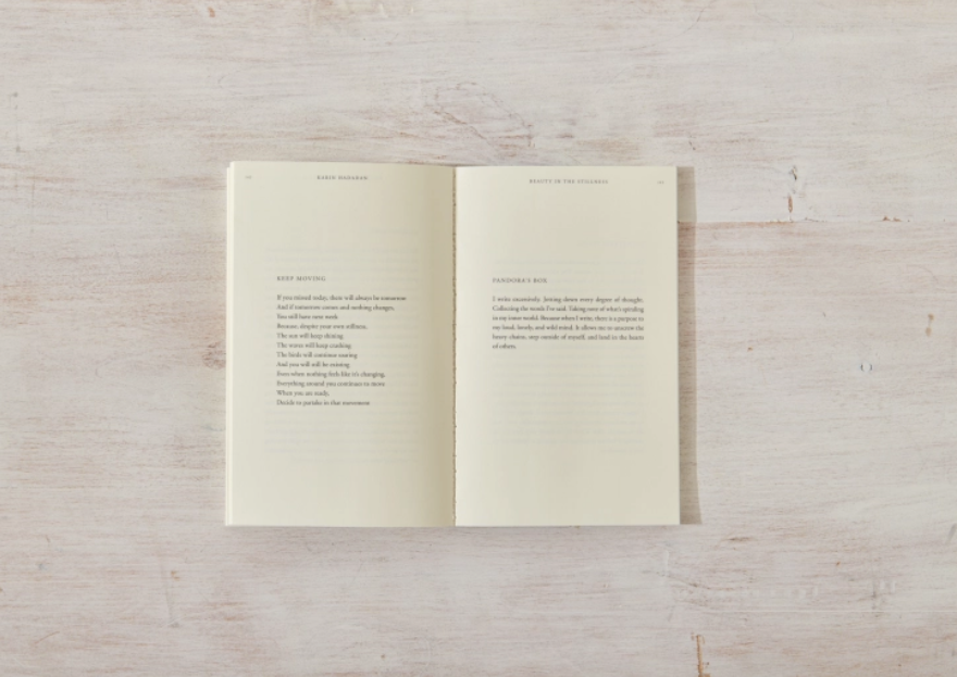 Beauty In The Stillness Poetry Book