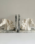 Horsegirl Marble Bookends