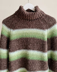 Coffee Alpaca Ombre Striped Turtleneck - Hey Jude