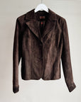 Espresso Suede Blazer