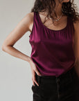 Merlot Silk Tank