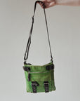 Clover Leather Buckle Crossbody