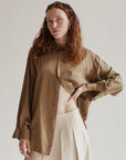 Dijon Classic Silk Button Down
