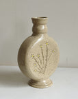 Floral Motif Speckled Vase