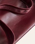 Balagan Studio | XL Leather Sak Bag in Burgundy