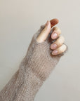 Mohair + Silk Fingerless Hand Warmers