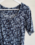Ocean Floral Button Up Dress - Hey Jude