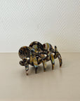 Parcelona | Earthy Silver Swirl 2.5” Hair Claw