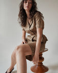 Teak Polka Dot Linen Set