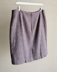 Dusty Lilac Alpaca Wool Skirt - Hey Jude