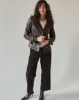 Walnut Moto Leather Jacket
