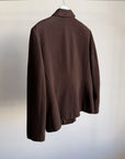 Chocolate Wool + Cashmere Jacket