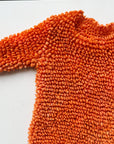 Tangerine Textured Popcorn Top