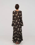 Carmen Says | Sheer Polka Dot Maxi Dress