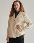 Butter Silk Minimalist Blazer
