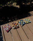 Little M | Glass Tile Coaster Set in Elements