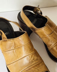 Shitaki Leather Slingback Sandals | Size 39 - Hey Jude