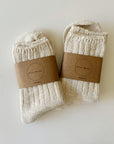 Billy Bamboo | Natural Organic Cotton Slub Socks